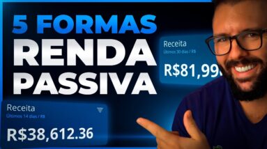 5 top negócios p/ renda passiva (incríveis) - ganhe dinheiro/renda extra com estratégias simples