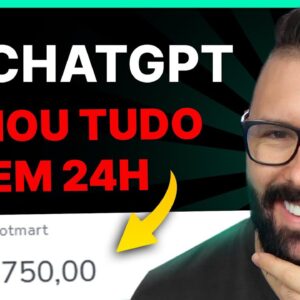 24 HORAS com CHATGPT criei um NEGÓCIO ONLINE INCRÍVEL! NÃO ACREDITEI ATÉ VER O RESULTADO!