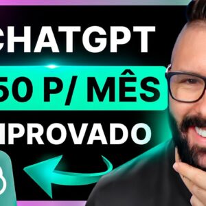 CHATGPT, Como Ganhar Dinheiro com ChatGPT, Guia Completo Passo a Passo p/ Iniciantes