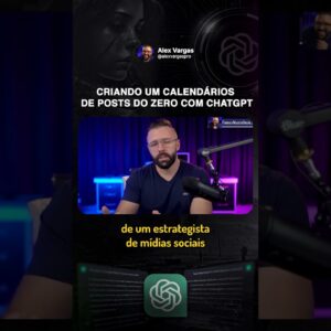 Criando um calendário de posts do zero com ChatGPT