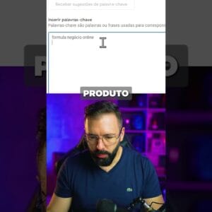 Palavra chave para tráfego direto