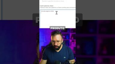 Palavra chave para tráfego direto