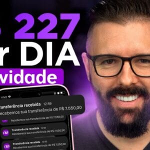 A Forma Mais PREGUIÇOSA de fazer R$227/DIA SEM APARECER e SEM INVESTIR! (Novo método)