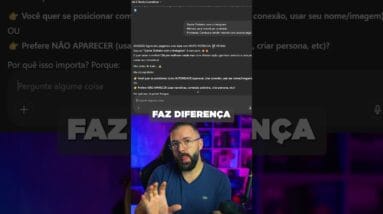 Olha o que o meu prompt faz!