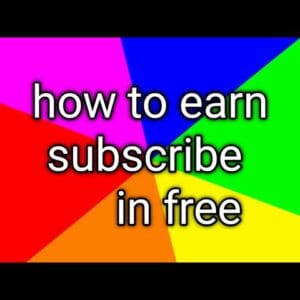 How to get free subscriber full video with tutorial ( video in description