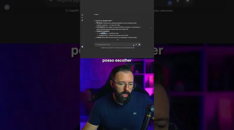 Um simples prompt entrega tudo isso!